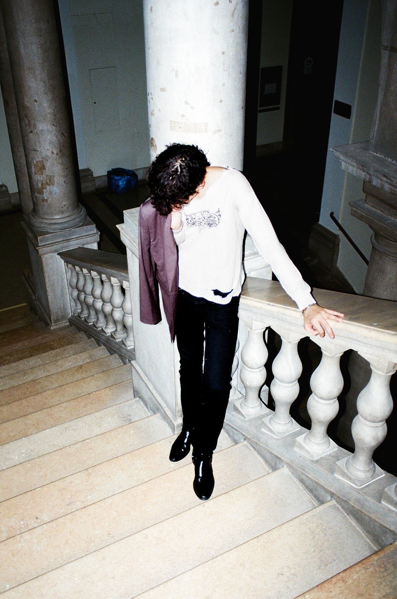 Cutout Military Sweater