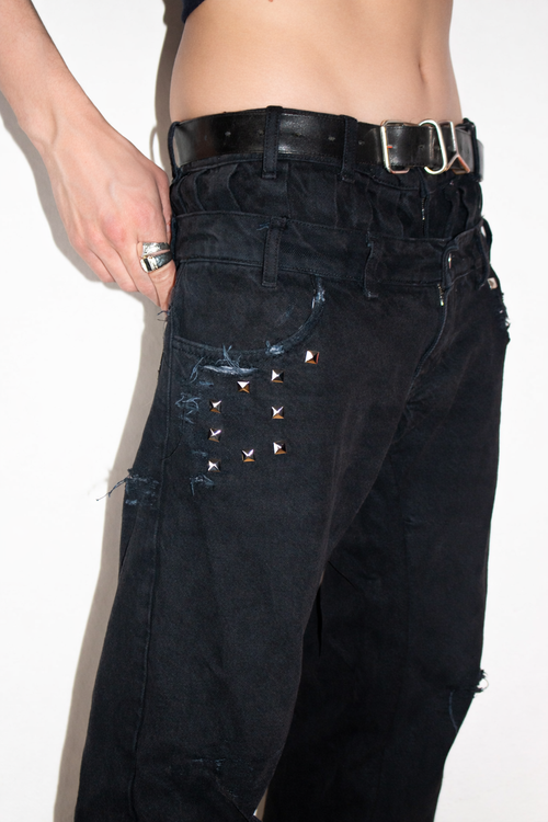 Handmade Bootcut Rivet Jeans