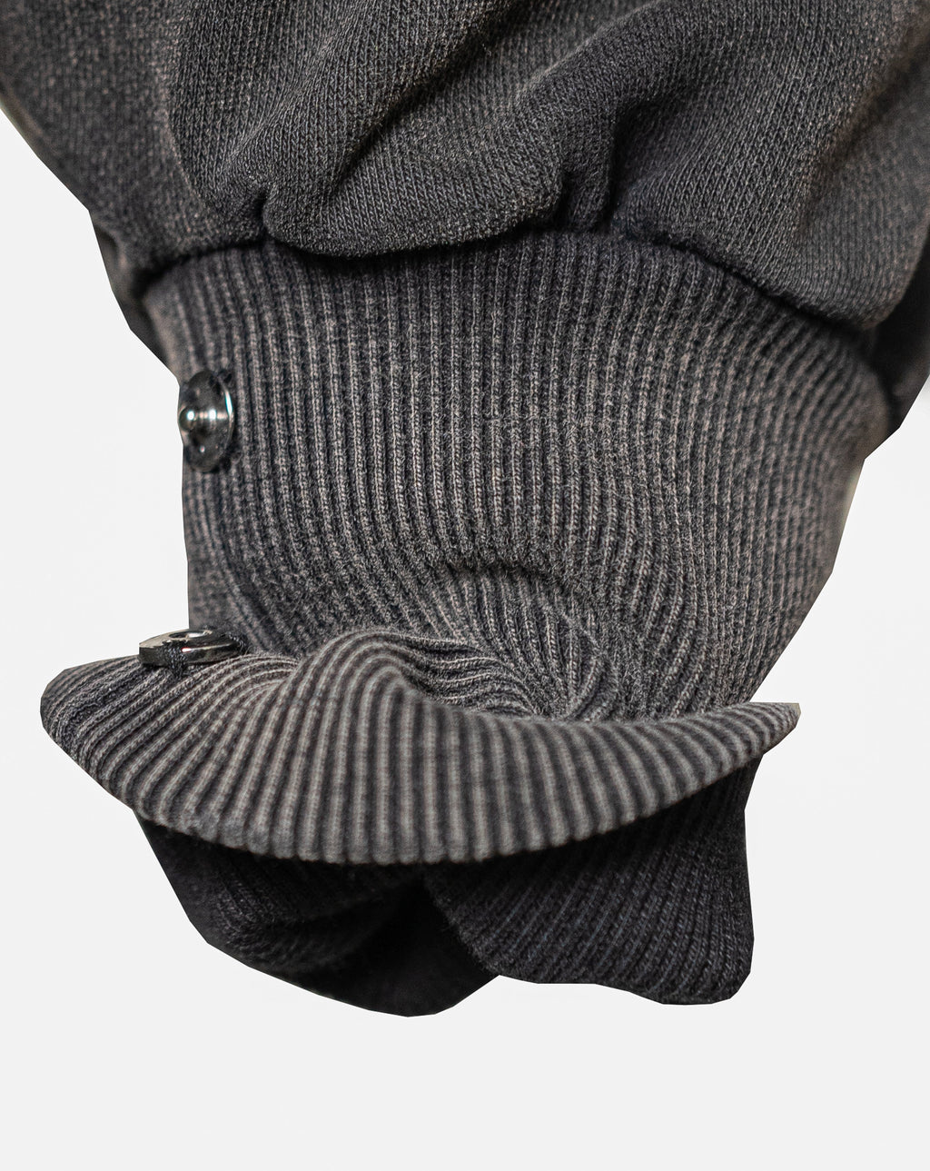 LIMITED DARK GREY Heavy Vintage Wash Poncho Hoodie