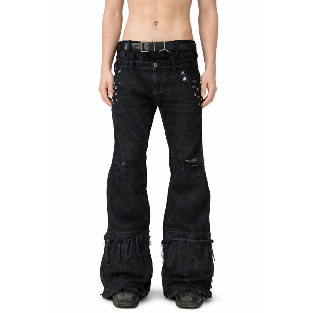 Handmade Bootcut Rivet Jeans